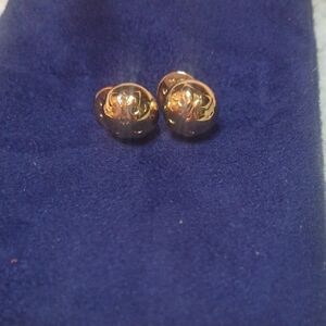Tory Burch Gold Dome Earrings